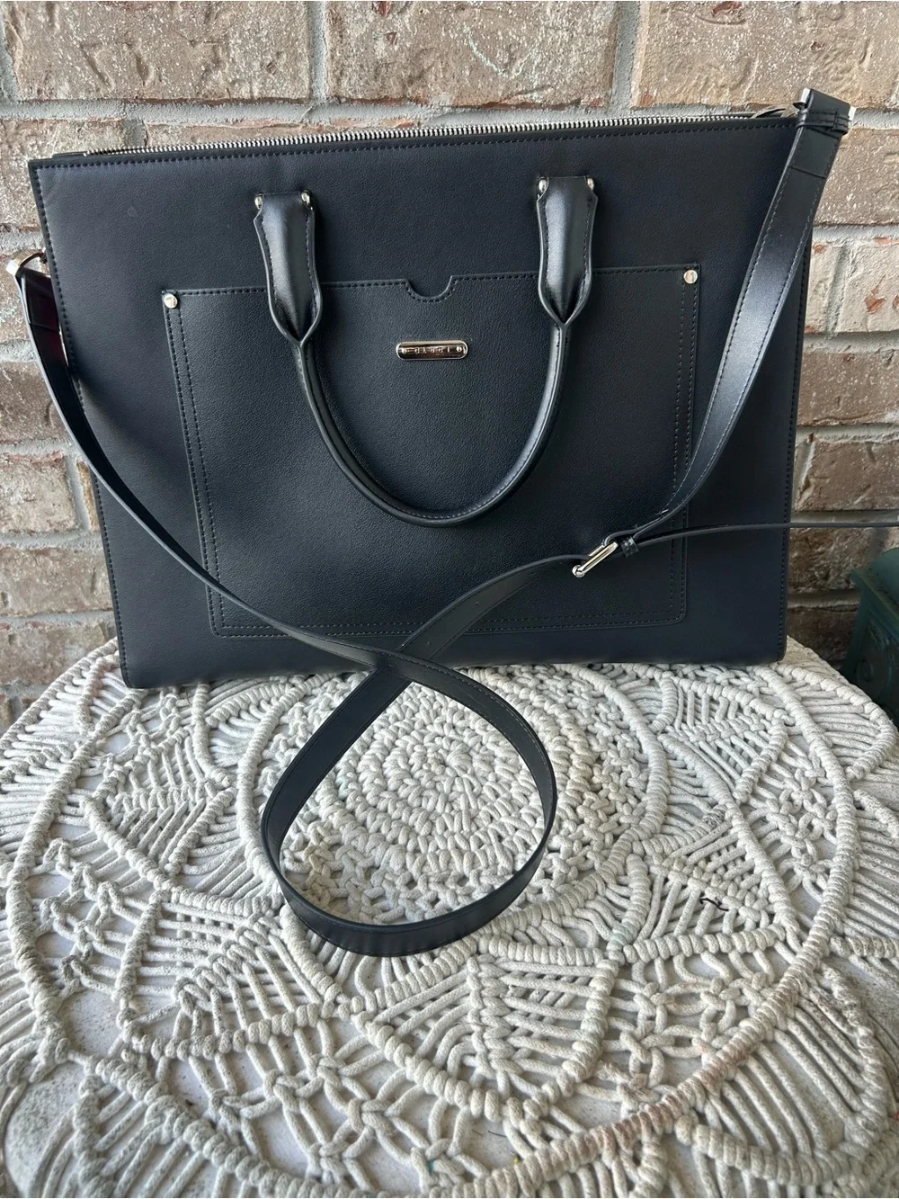 CLUCI Briefcase for Women Vegan Leather 15.6 Inch Laptop Bag Large